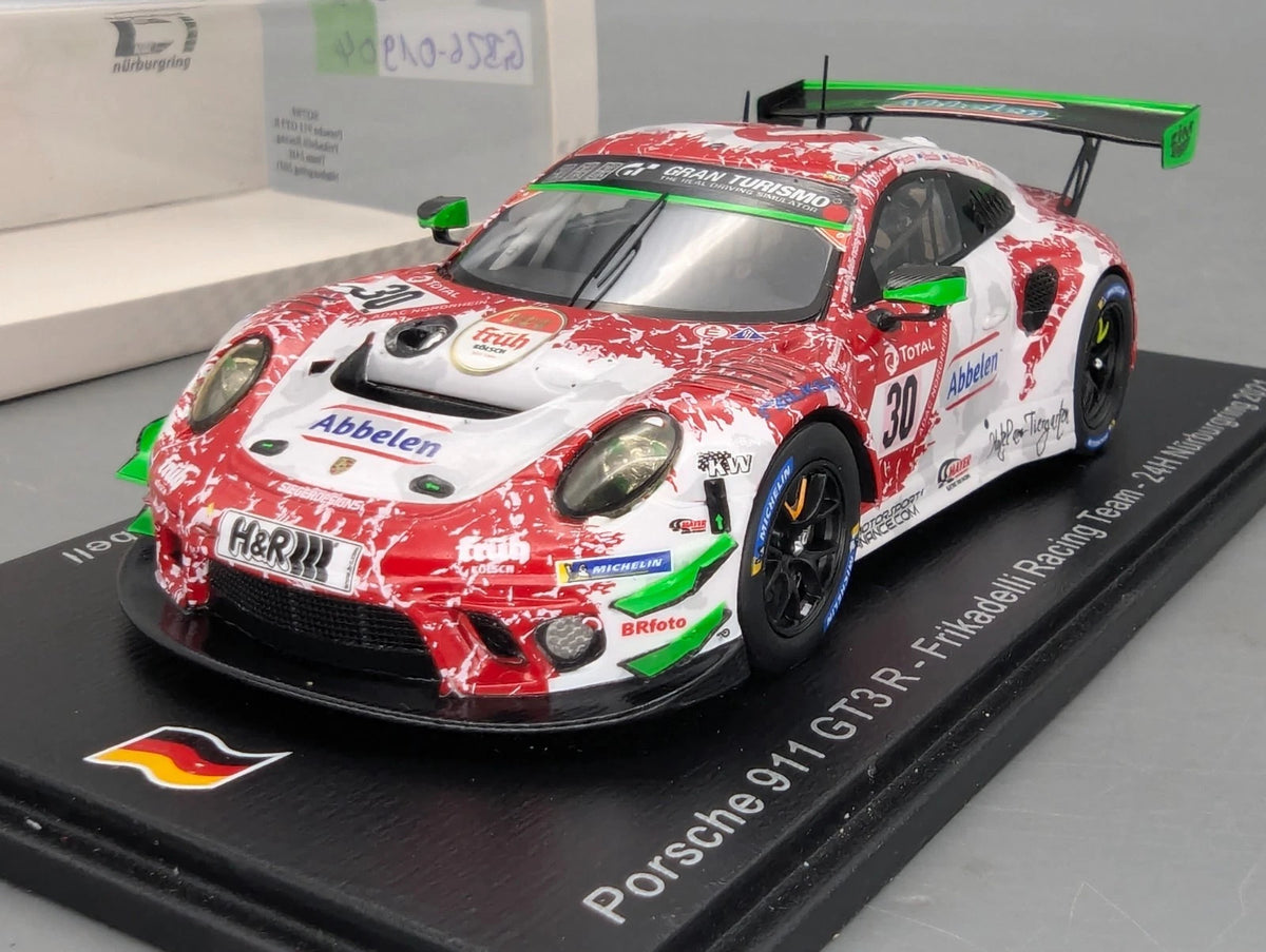 Modellautos 1:43 Spark SG789 Porsche 911 GT3R 24h Nürburgring 2021 #30 mit OVP