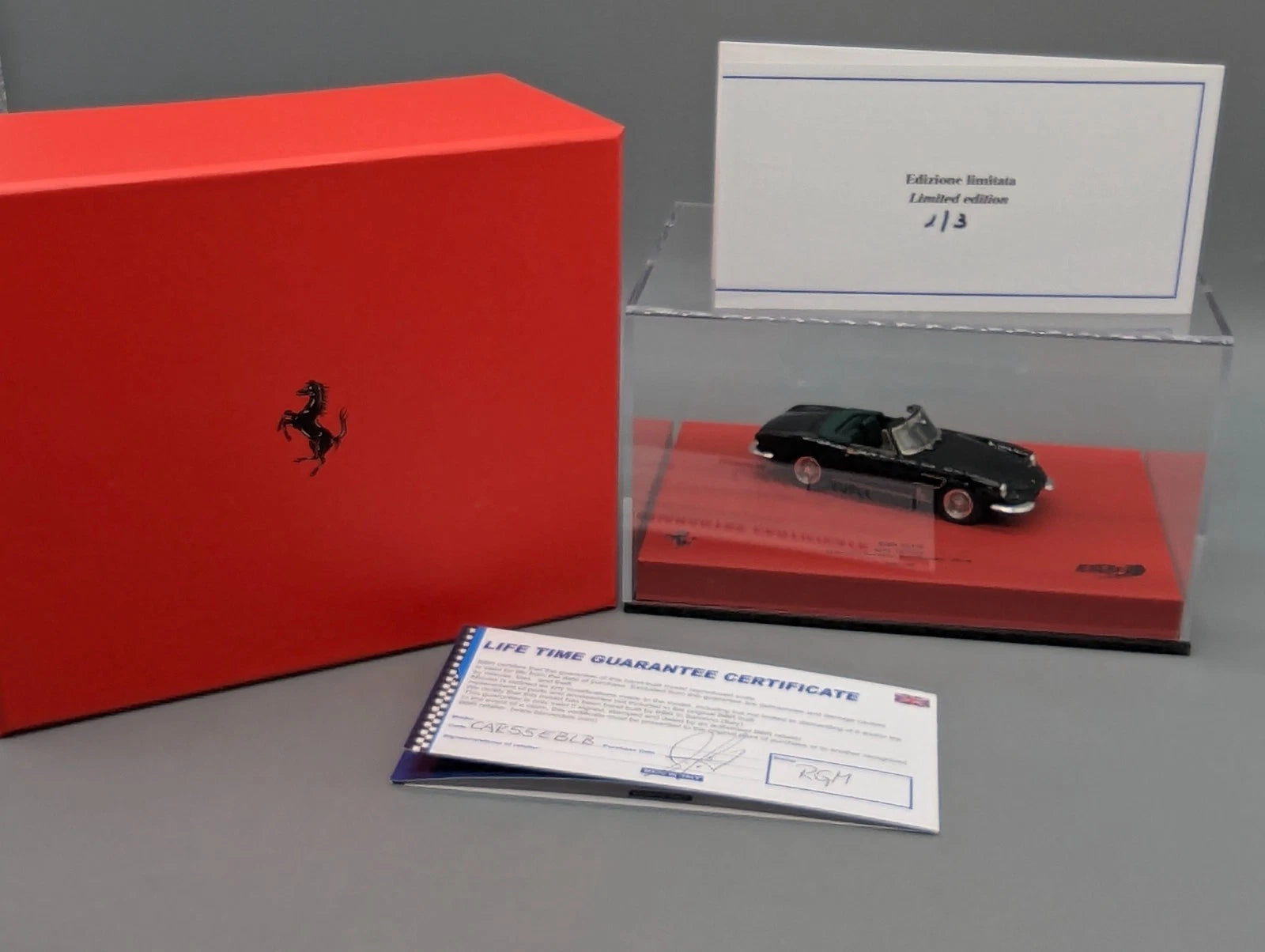 Modellautos 1:43 BBR Ferrari 330 GTS Gooding Auction Scottsdale Ltd 01/03 OVP