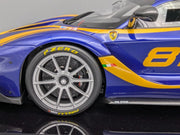 Modellautos 1:12 BBR Ferrari FXX-K Car #81 Blau Gelb Ltd 15/20 in Vitrine OVP