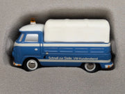 Modellautos 1:90 Schuco Piccolo VW T1 Pritsche / Plane VW-Kundendienst in OVP