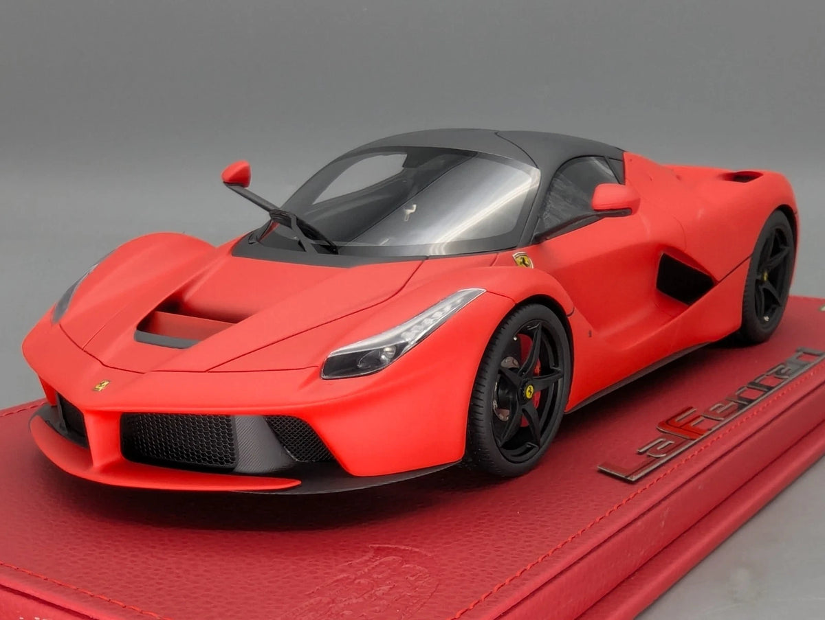 Modellautos 1:18 BBR Ferrari LaFerrari Red SF90 Matt Ltd 14/18 mit Vitrine OVP