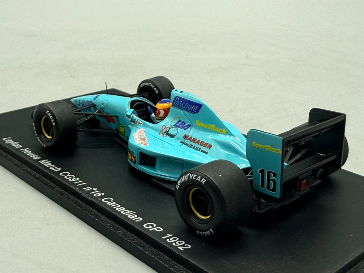 Modellautos 1:43 Spark Layton House March CG911 #16 Canadian GP 1992 mit OVP