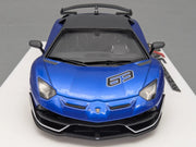 Eidolon Make Up 1:43 Lamborghini Aventador SVJ 63 2018 #63 Blu Ltd 57/63 OVP