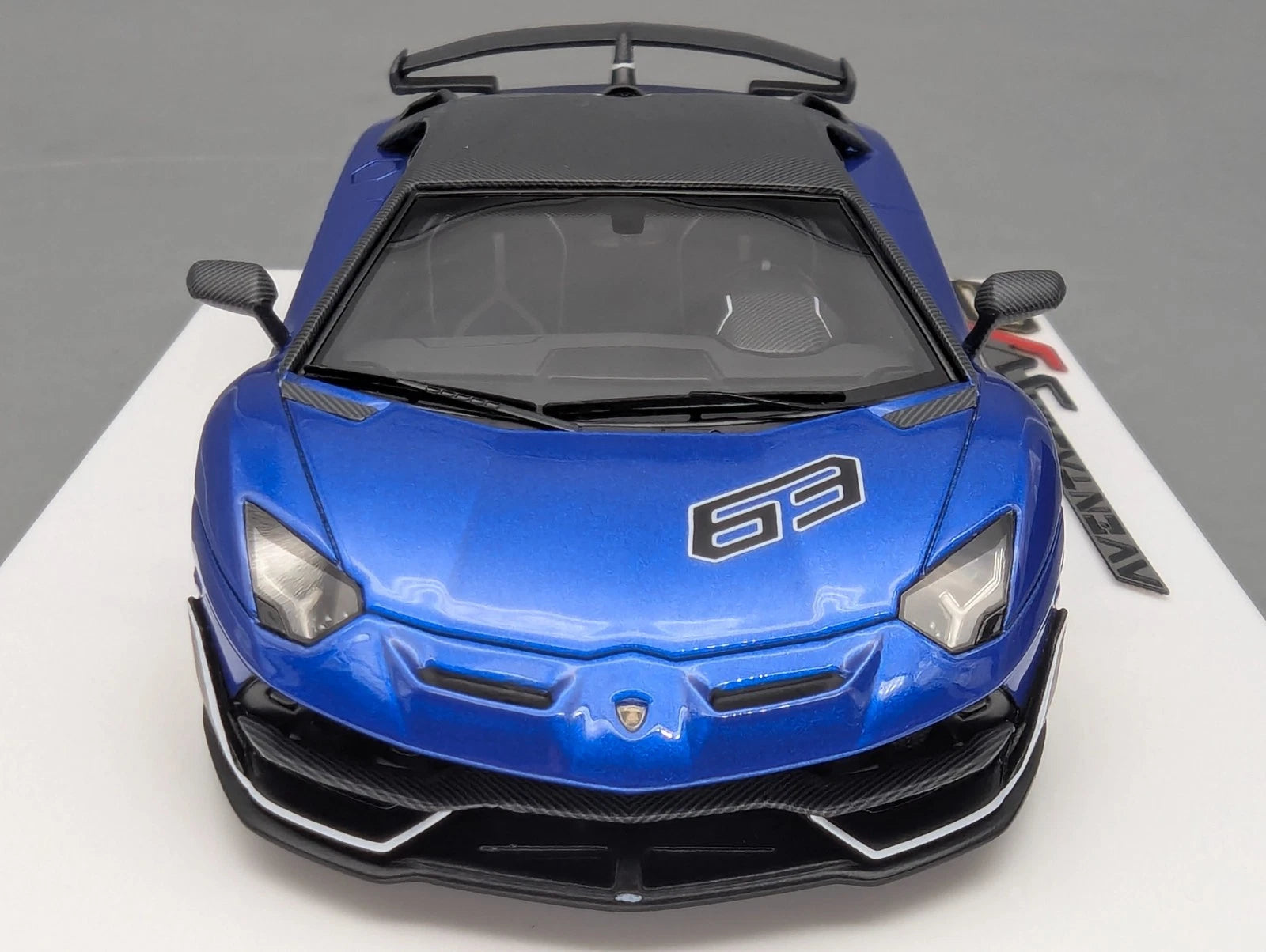 Eidolon Make Up 1:43 Lamborghini Aventador SVJ 63 2018 #63 Blu Ltd 57/63 OVP