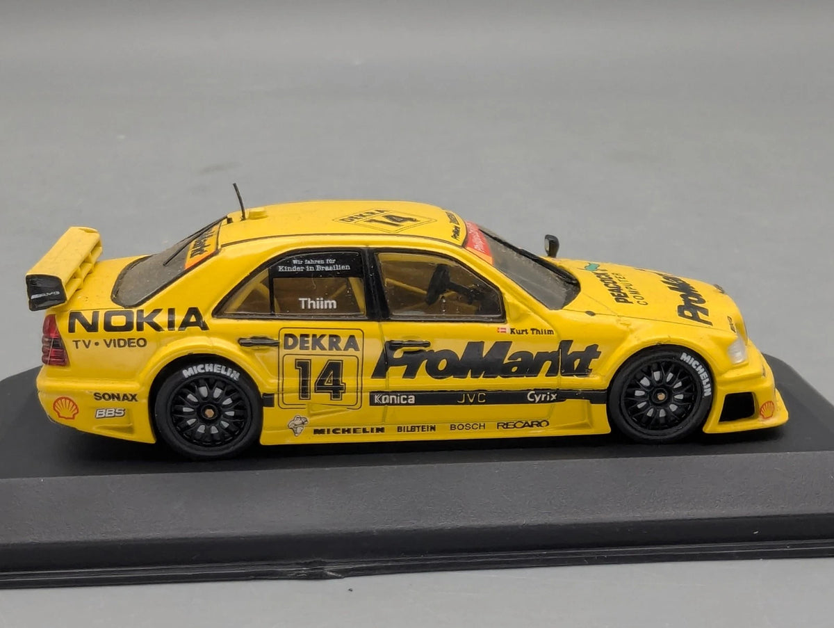 Modellautos 1:43 Minichamps AMG Mercedes C Klasse ITC 1995 #14 K. Thiim mit OVP
