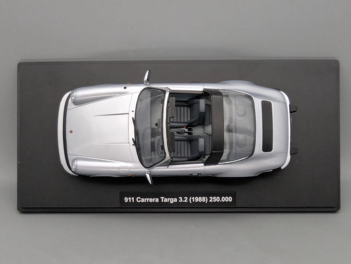 Modellautos 1:18 KK-Scale Porsche 911 Carrera Targa 3.2 1988 Silber mit OVP