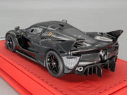 Modellautos 1:43 BBR Deluxe Calsito Ferrari FXX-K Gloss Black Ltd 03/20 OVP