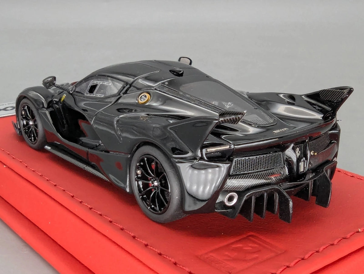 Modellautos 1:43 BBR Deluxe Calsito Ferrari FXX-K Gloss Black Ltd 03/20 OVP