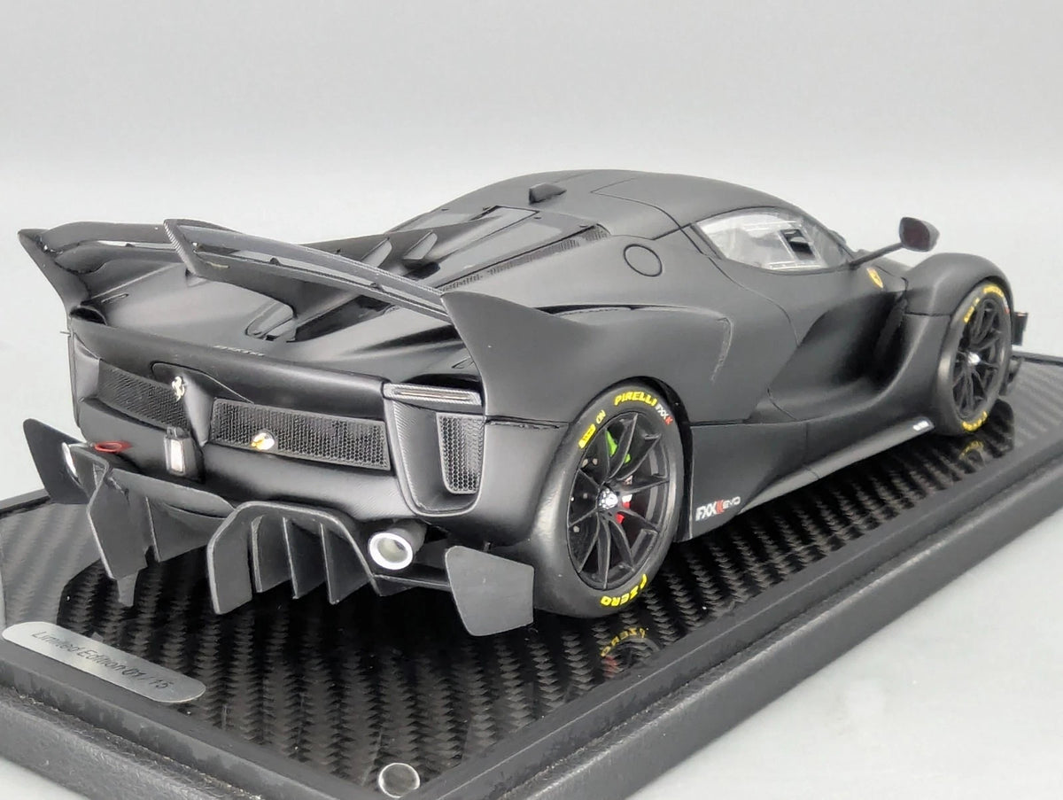 Modellautos 1:18 BBR Ferrari FXX EVO Matt Black Ltd 01/15 Stck in OVP