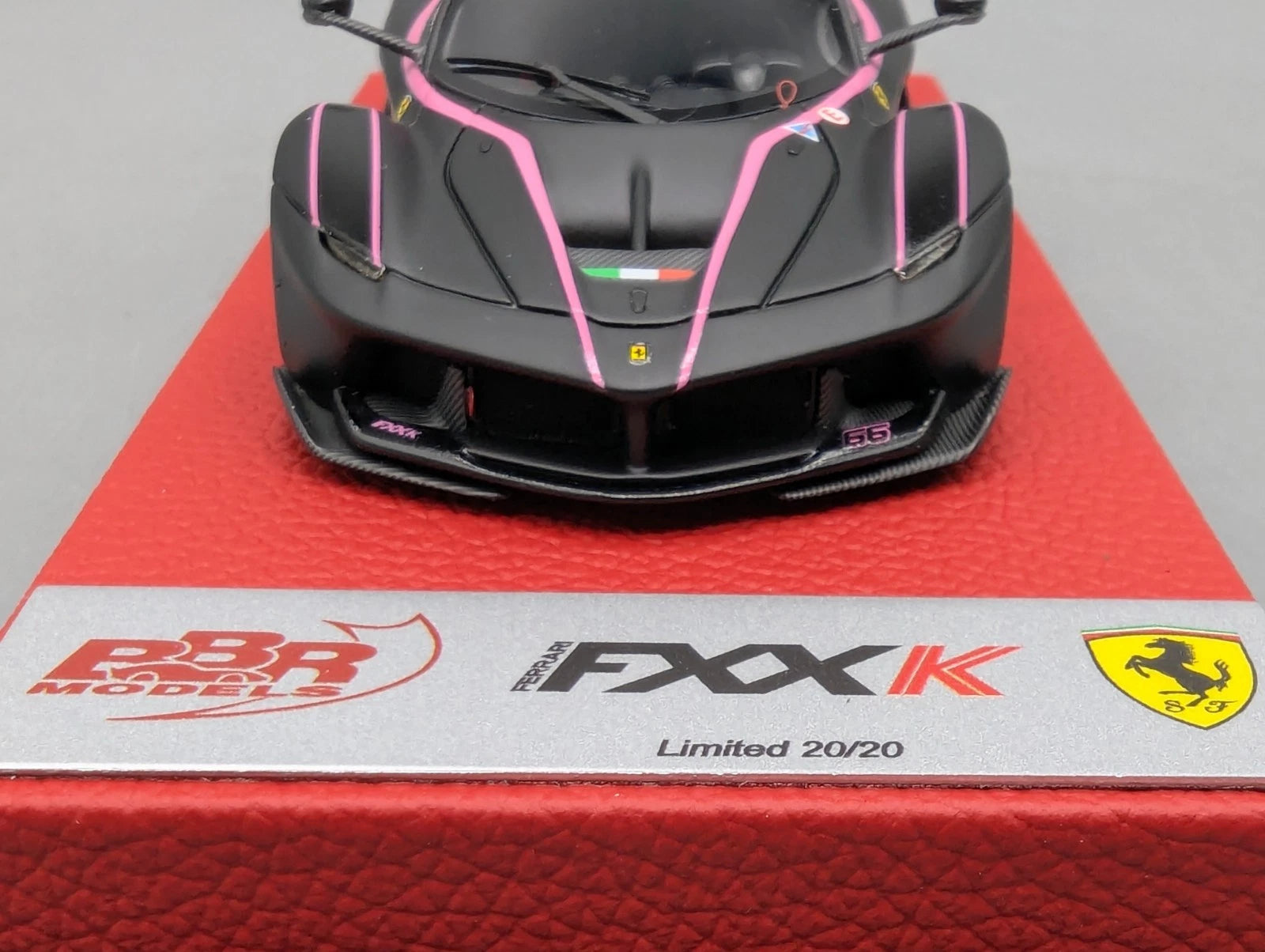 Modellautos 1:43 BBR Concept43 Ferrari FXX-K #66 Nero Matt Ltd 20/20 OVP