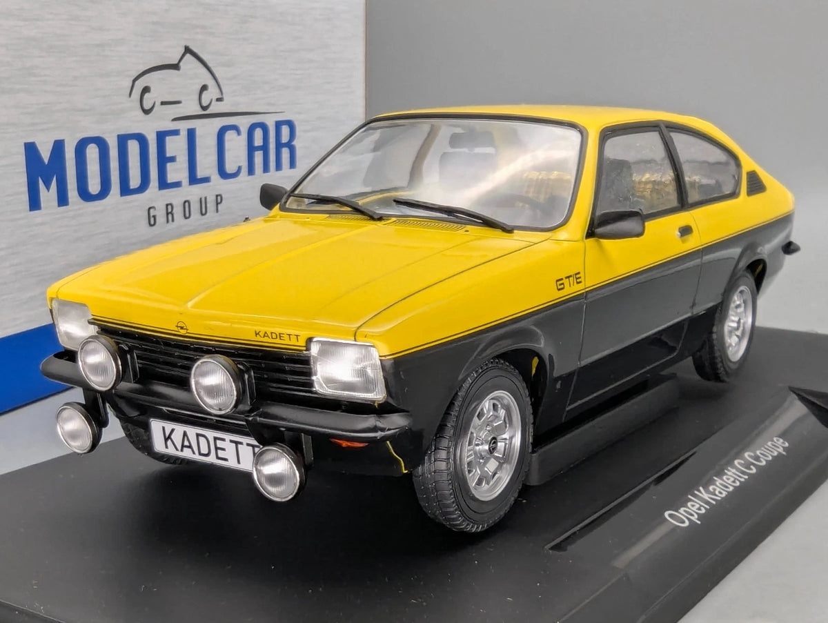 Modellautos 1:18 MCG Modelcar Group 18190 Opel Kadett C Coupe GT/E Yell Blck OVP