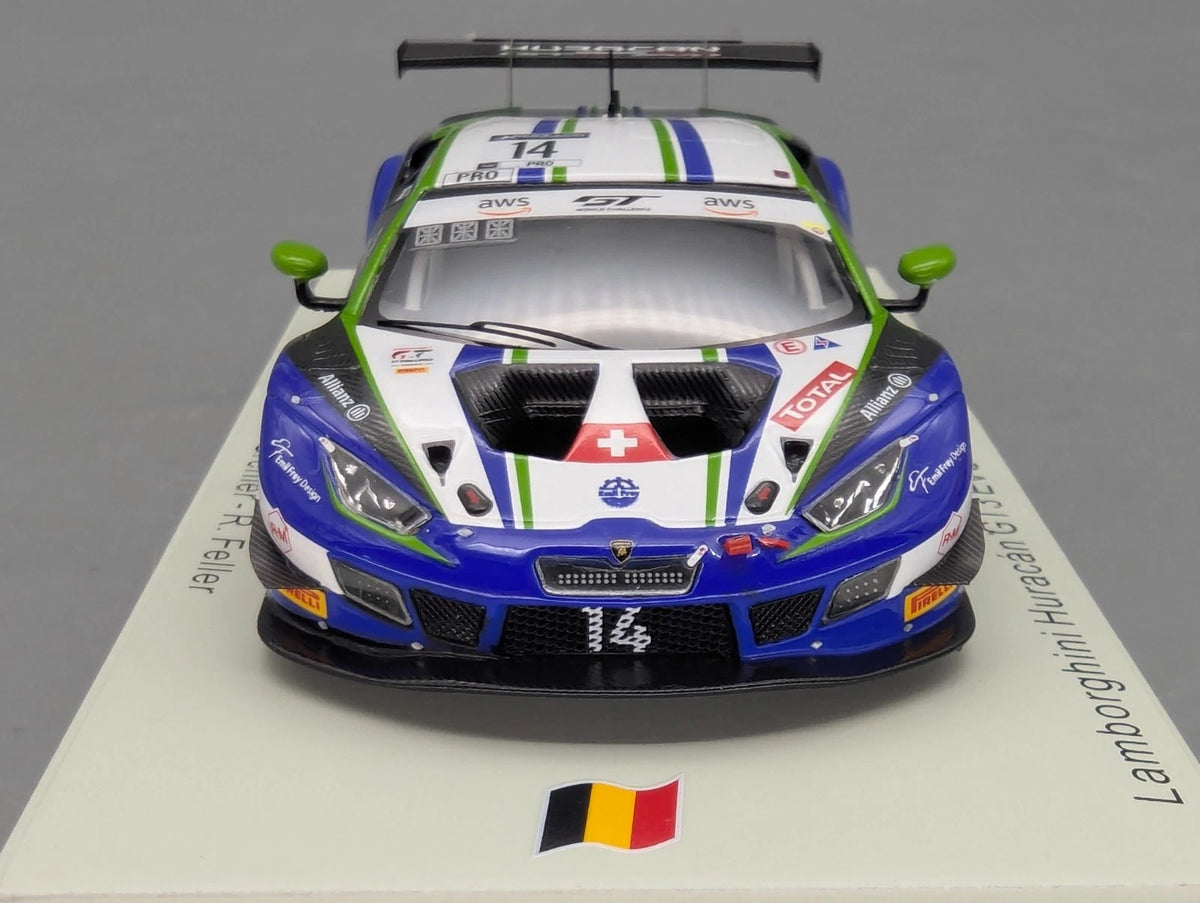 Modellautos 1:43 Spark SB382 Lamborghini Huracan GT3 EVO 24h Spa 2020 #14 OVP
