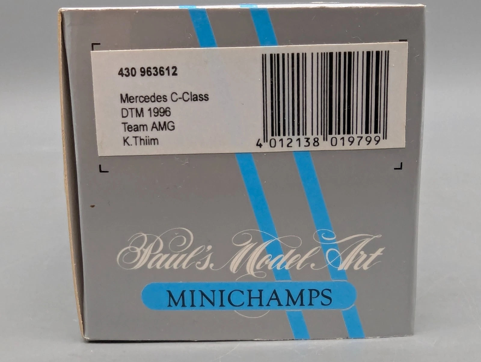 Modellautos 1:43 Minichamps Mercedes Benz C Klasse DTM 1996 #12 AMG K. Thiim OVP