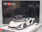 Eidolon Make Up 1:43 Lamborghini Sian FKP 37 with Stripe 2019 Bianco 76/100 OVP