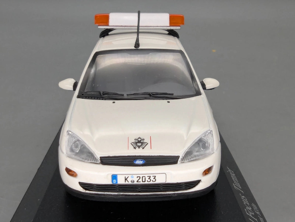 Modellautos 1:43 Minichamps Ford Focus Turnier 1999 Ordnungsamt Stadt Köln OVP
