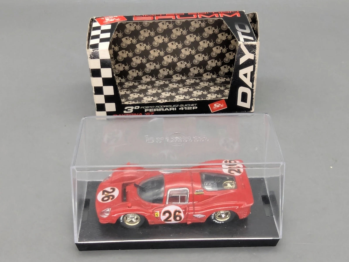 Modellautos 1:43 Brumm Ferrari 412P Coupe Daytona 1967 #26 mit OVP