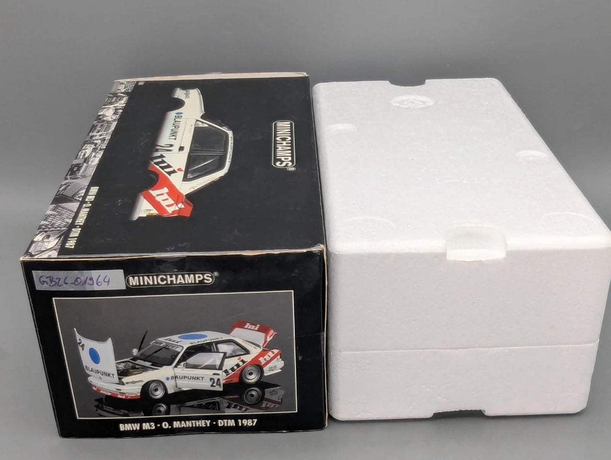 Modellautos 1:18 Minichamps BMW M3 DTM 1987 #24 O. Manthey mit OVP