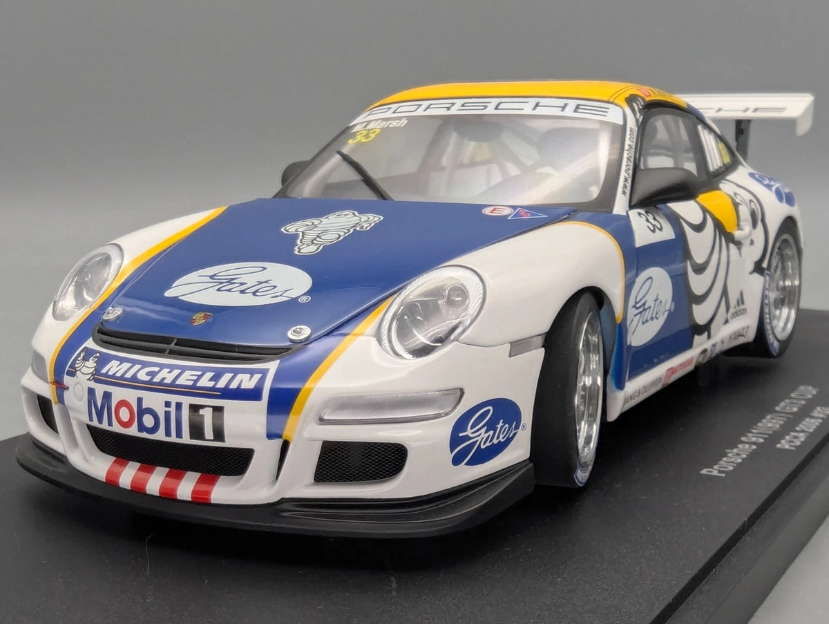 Modellautos 1:18 Autoart 80685 Porsche 911 (997) GT3 Cup PCCA 2006 #33 mit OVP