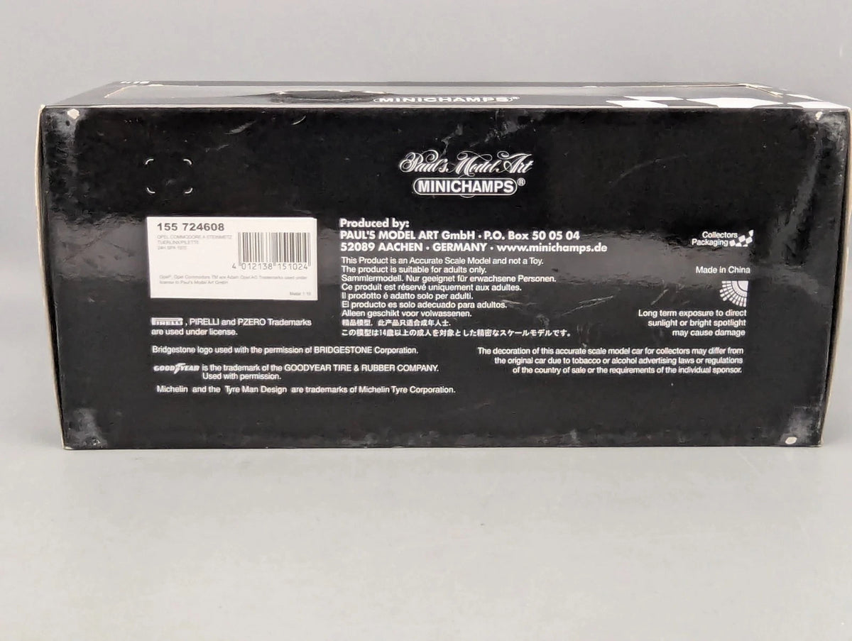 Modellautos 1:18 Minichamps Opel Commodore A 24h Spa 1972 #8 OVP (GB26-0029)