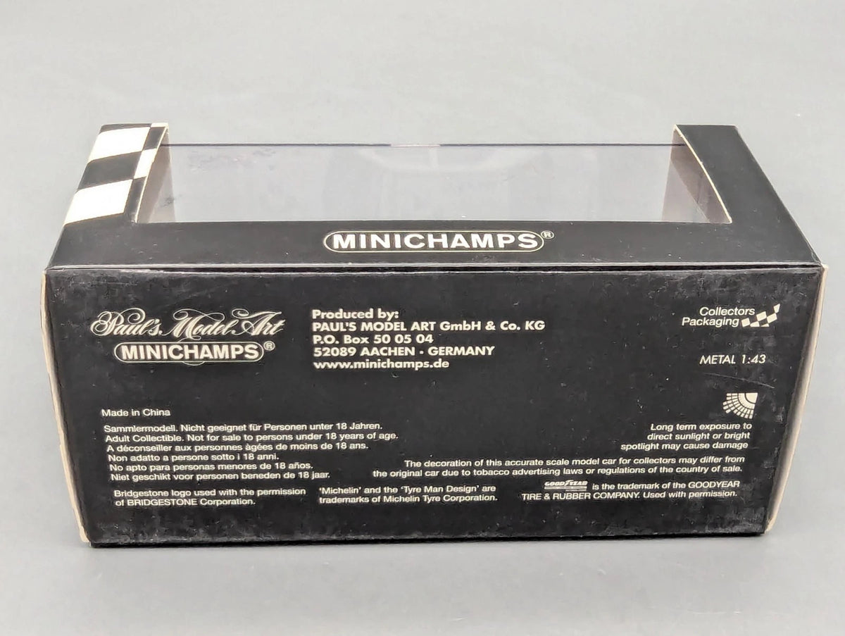 Modellautos 1:43 Minichamps Mercedes Benz 190E 2.3-16 DTM 1986 #9 F. Klammer OVP