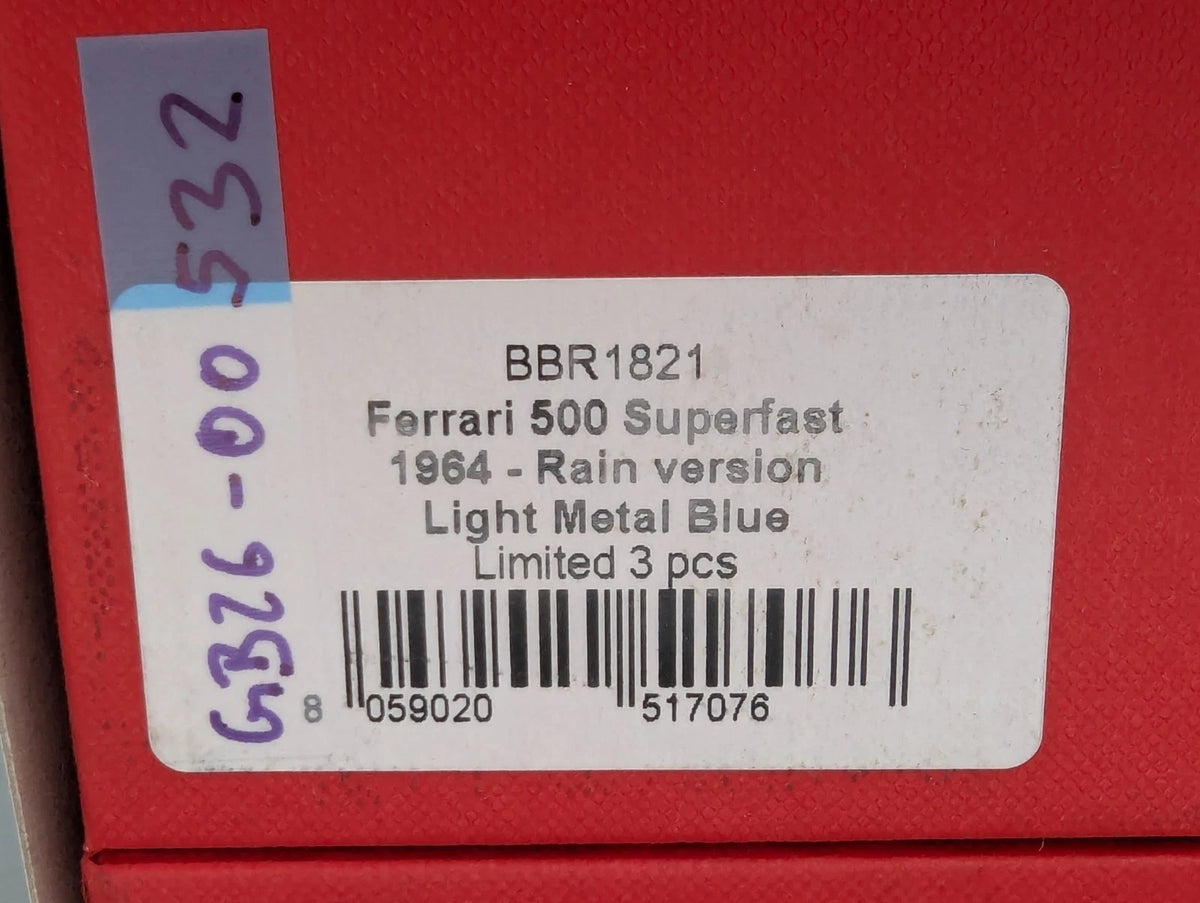 Modellautos 1:18 BBR Ferrari 500 Superfast RAIN / DIRTY VERSION Ltd 01/03 OVP