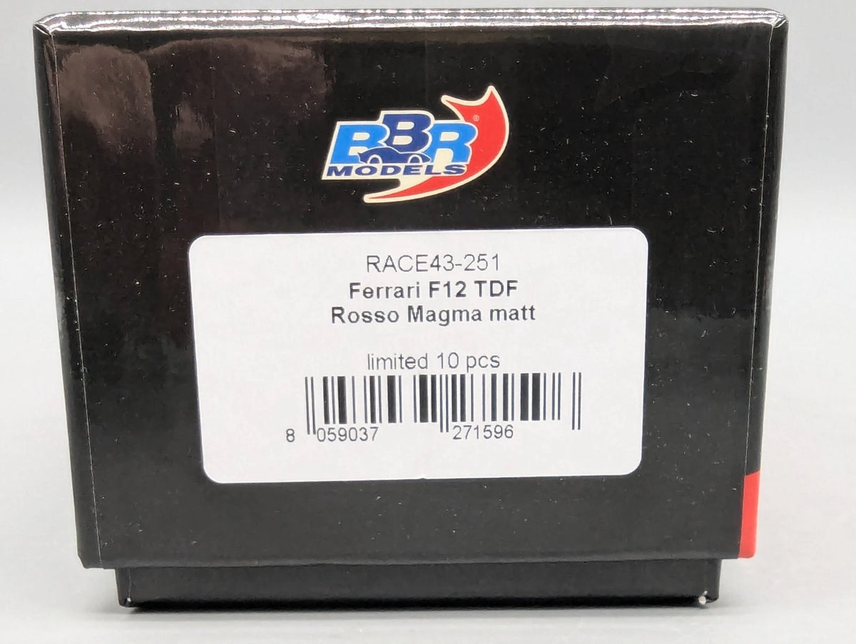 Modellautos 1:43 BBR Concept43 Ferrari F12 TdF Rosso Magma Matt 04/10 mit OVP
