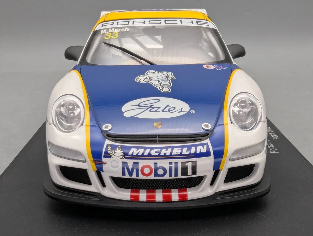 Modellautos 1:18 Autoart 80685 Porsche 911 (997) GT3 Cup PCCA 2006 #33 mit OVP