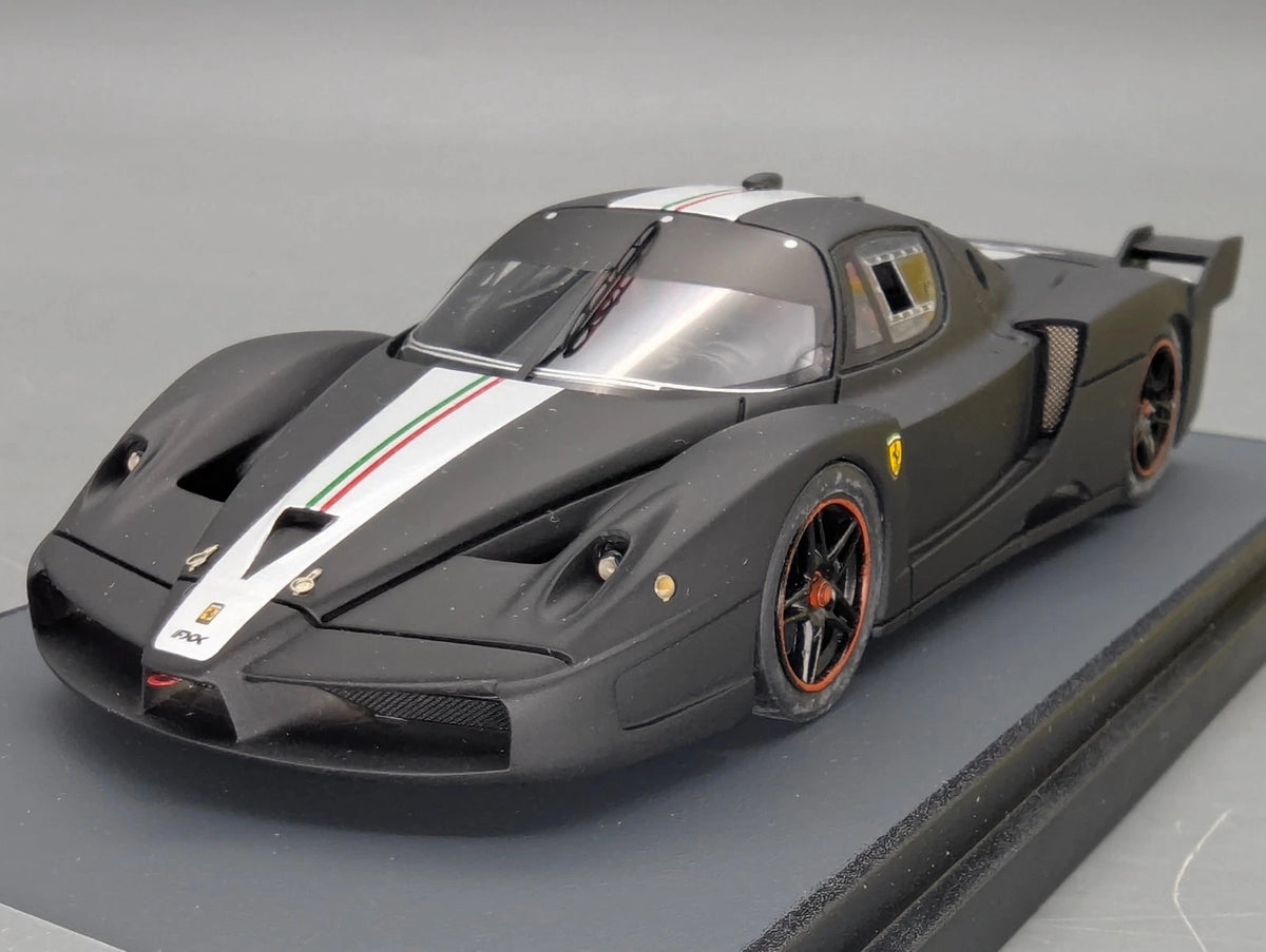 Modellautos 1:43 BBR Ferrari FXX 2006 Black Matt Ltd 20/20 mit Vitrine + OVP