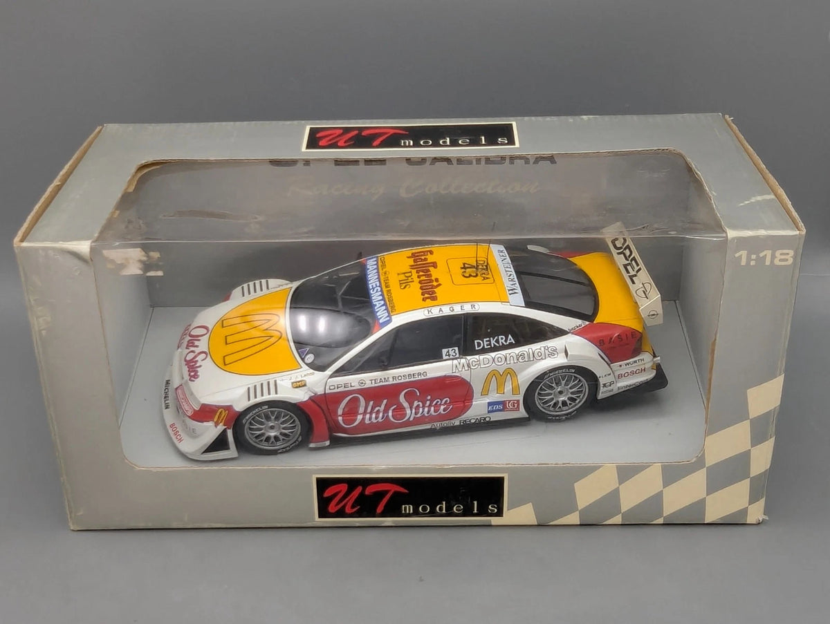 Modellautos 1:18 UT Models Opel Calibra Rosberg 1996 J. J. Letho in OVP