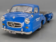 Modellautos 1:18 Werk83 iScale Mercedes Renntransporter Das blaue Wunder mit OVP