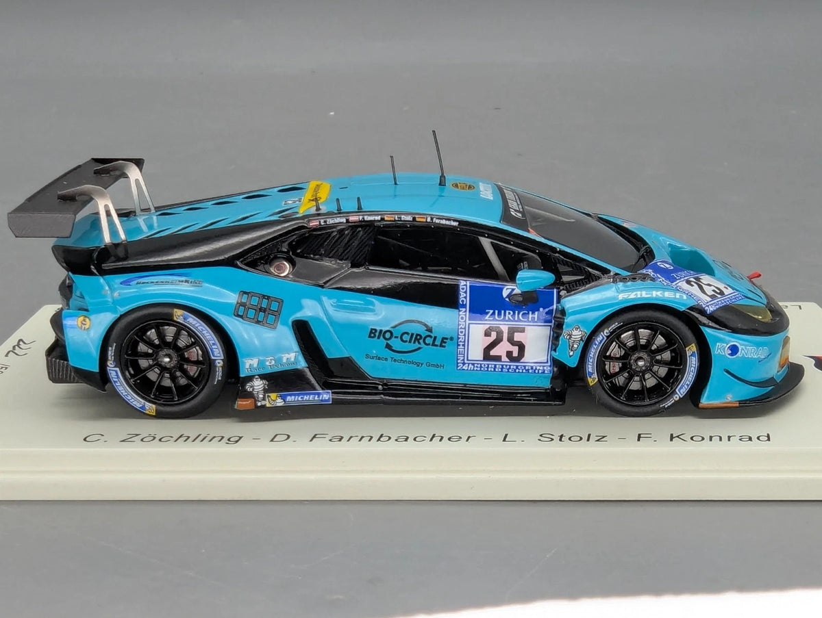 Modellautos 1:43 Spark SG573 Lamborghini Huracan GT3 24h Nbrg 2016 #25 OVP