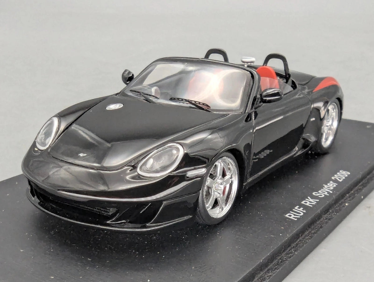 Modellautos 1:43 Spark S0708 Ruf RK Spyder Black 2006 mit OVP