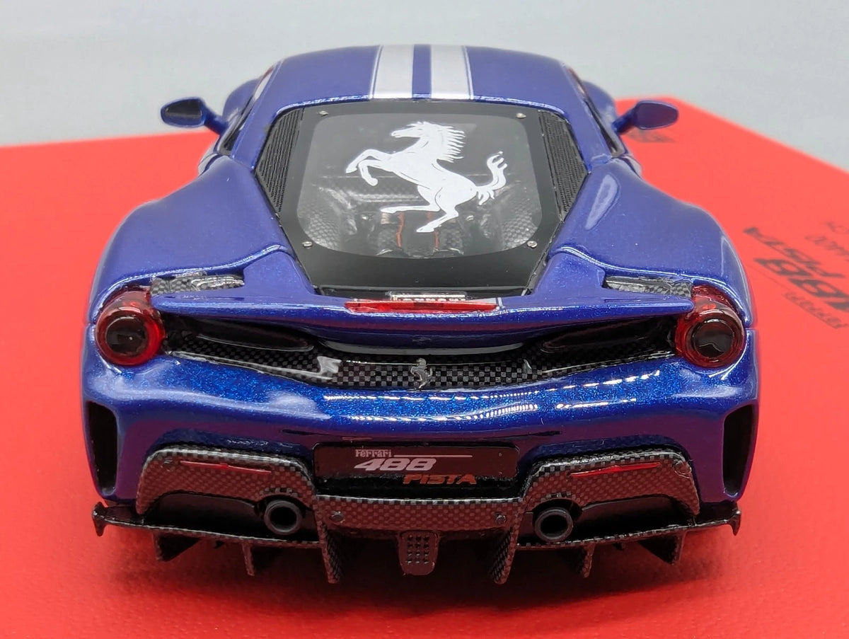 Modellautos 1:43 BBR Ferrari 488 Pista LHD Leirer CH Limited 1/5 Medium Base OVP