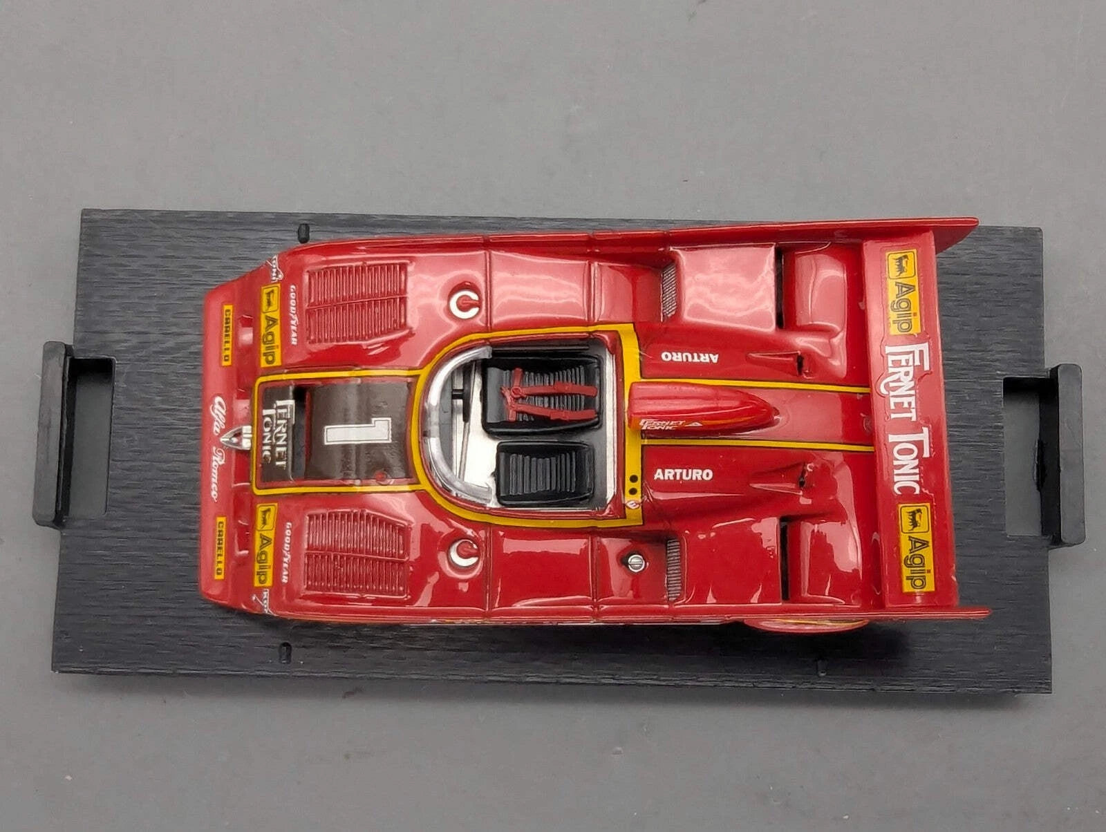 Modellautos 1:43 Brumm Alfa Romeo 33SC 12 Coppa Florio 1977 #1 Merzario mit OVP