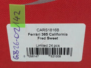 Modellautos 1:18 BBR Ferrari 365 California S/N 9631 Fred Sweet Ltd 01/24 OVP