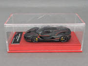 Modellautos 1:43 BBR Deluxe Calsito Ferrari LaFerrari Black Matt Ltd 10/28 OVP