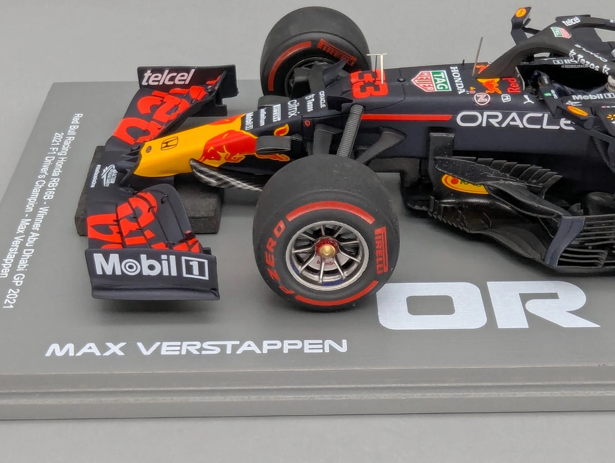 Modellautos 1:18 Spark Honda Red Bull RB16B WINNER Abu D 2021 #33 Verstappen OVP