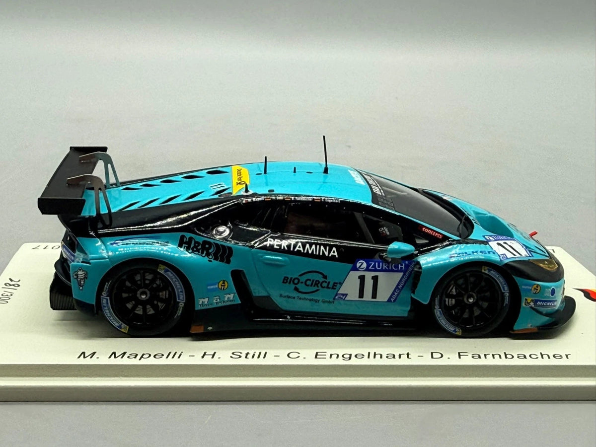 Modellautos 1:43 Spark Lamborghini Huracan GT3 24h Nürburgring 2017 mit OVP