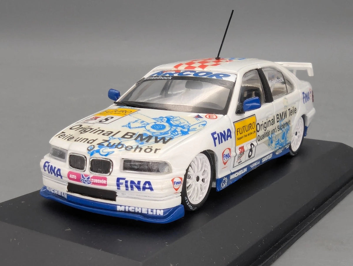 Modellautos 1:43 Minichamps BMW 320i E36 STW 1998 #8 Winkelhock mit OVP