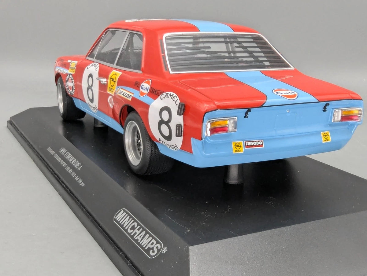 Modellautos 1:18 Minichamps Opel Commodore A 24h Spa 1972 #8 OVP (GB26-0029)