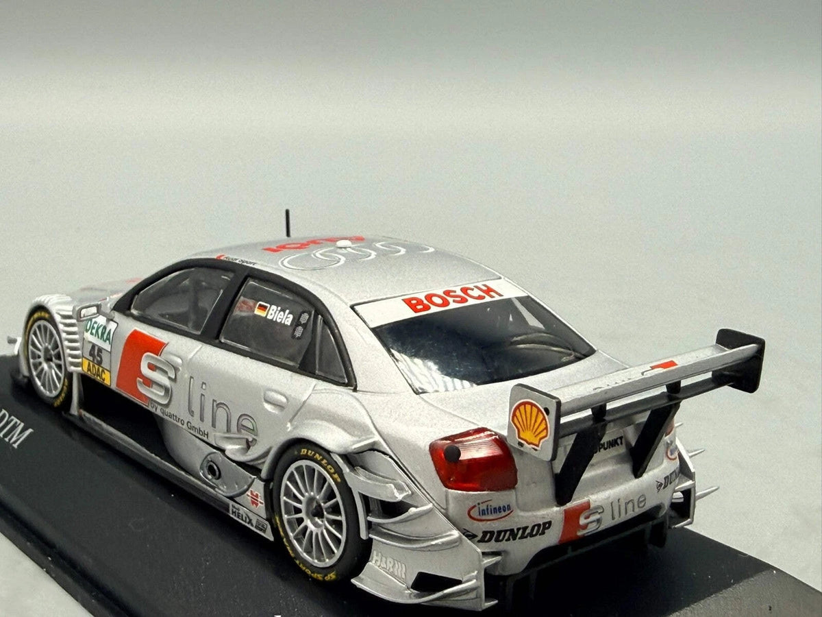 Modellautos 1:43 Minichamps Audi A4 DTM 2004 #45 Frank Biela mit OVP