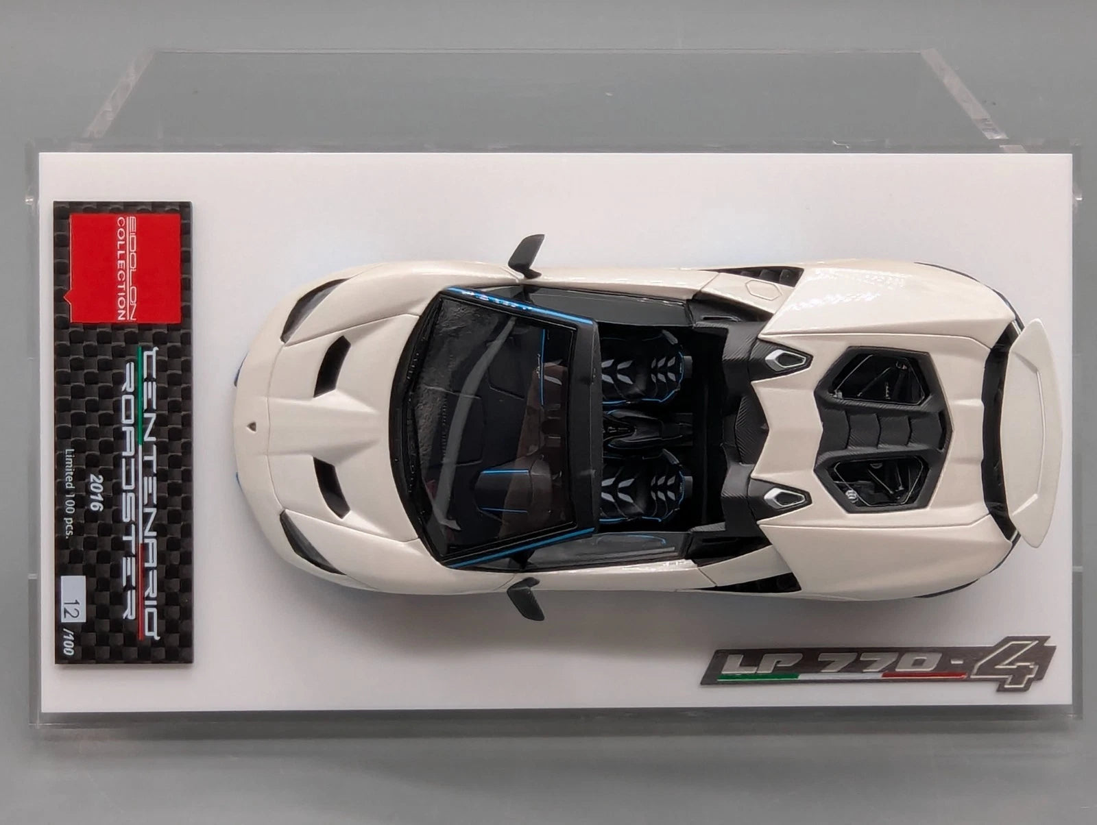 Eidolon Make Up 1:43 Lamborghini Centenario Roadster Rear Wing Up 12/100 OVP