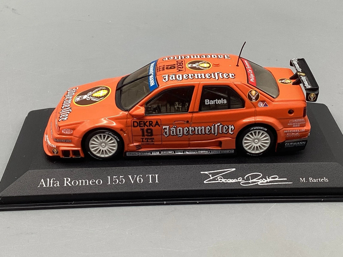 Modellautos 1:43 Minichamps Alfa Romeo 155 V6 TI DTM 1994 Bartels #19 mit OVP