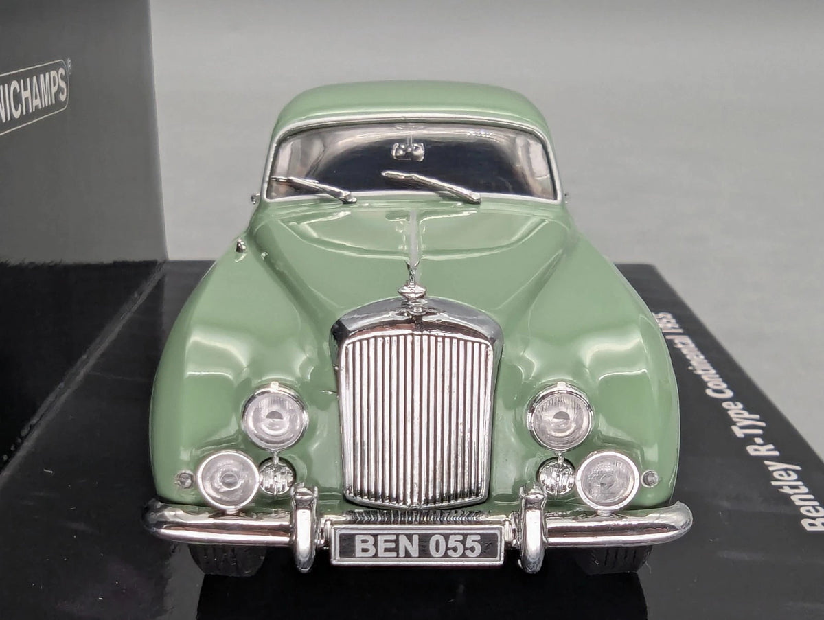 Modellautos 1:43 Minichamps Bentley R-Type Continental 1955 Grün mit OVP