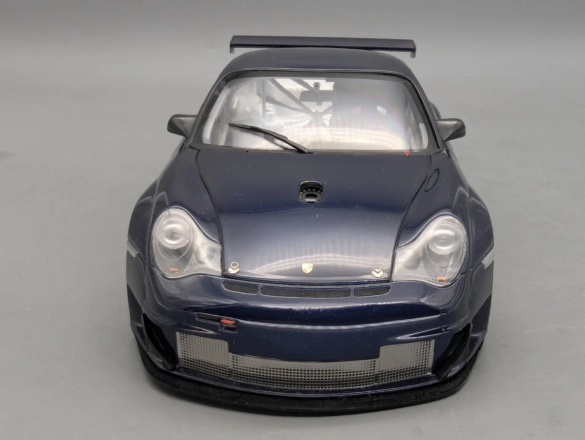 Modellautos 1:18 Minichamps Porsche 911 GT3 RSR 2004 Blau mit OVP