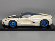 Modellautos 1:12 BBR Ferrari LaFerrari Fuli White / Blue Carbon Ltd 07/10 OVP
