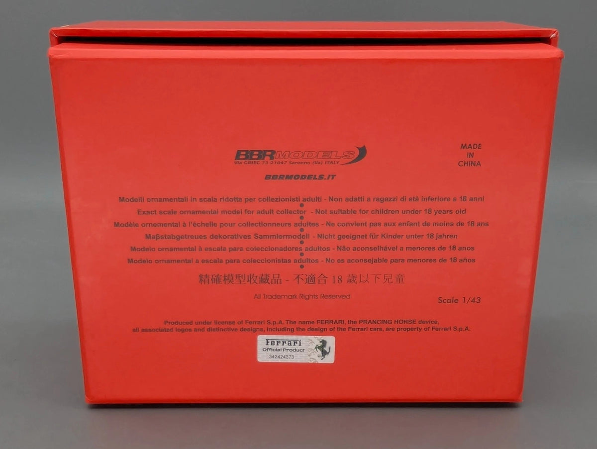 Modellautos 1:43 BBR Ferrari 365 GTS 1969 S/N 112227 First 365 GTS Ltd 08/10 OVP