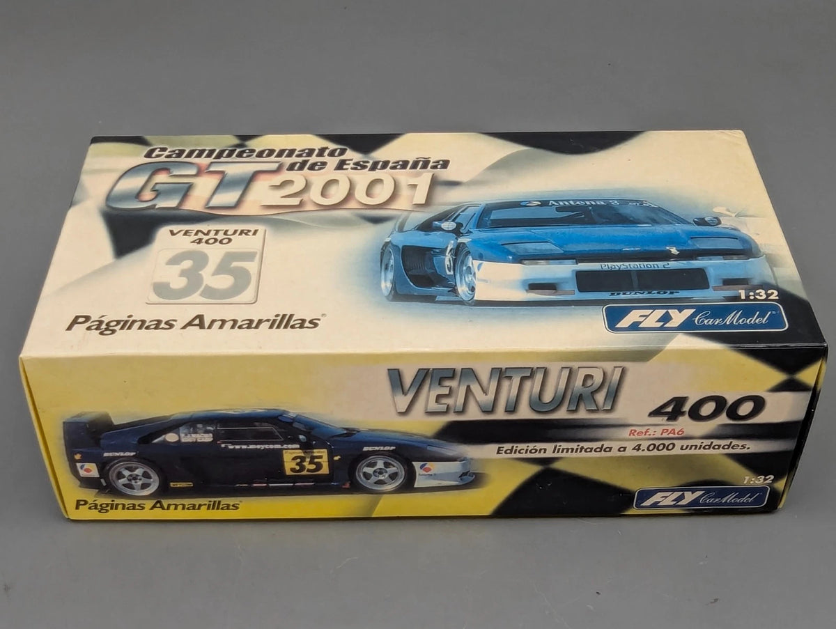 Modellautos Slotcar 1:32 Fly Venturi 400 Campeonato de Espana GT 2001 #35 OVP