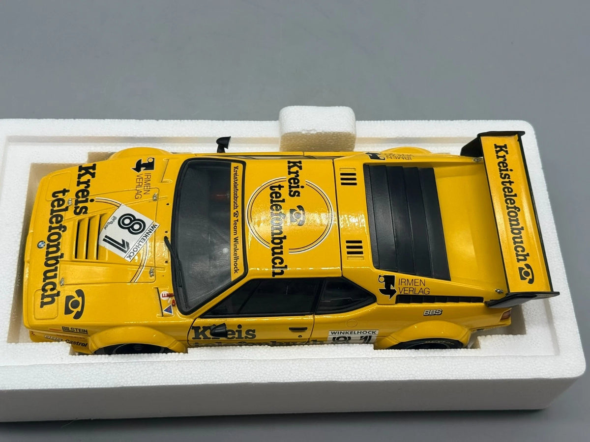 Modellautos 1:18 Minichamps BMW M1 Procar M.Winkelhock 1979 #81 mit OVP