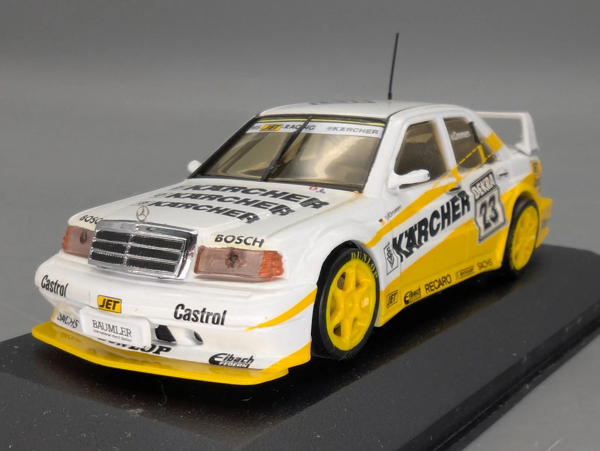 Modellautos 1:43 Minichamps Mercedes Benz 190 E Evo 2 Kärcher #23 v. Ommen OVP